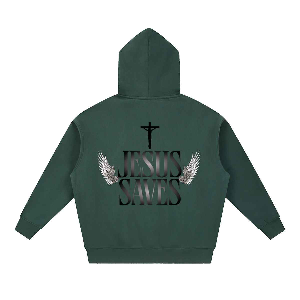 JESUS SAVES NEW ZIP HOODIE