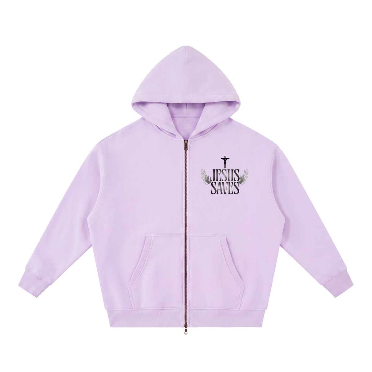 JESUS SAVES NEW ZIP HOODIE