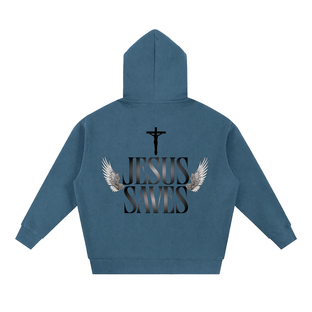JESUS SAVES NEW ZIP HOODIE