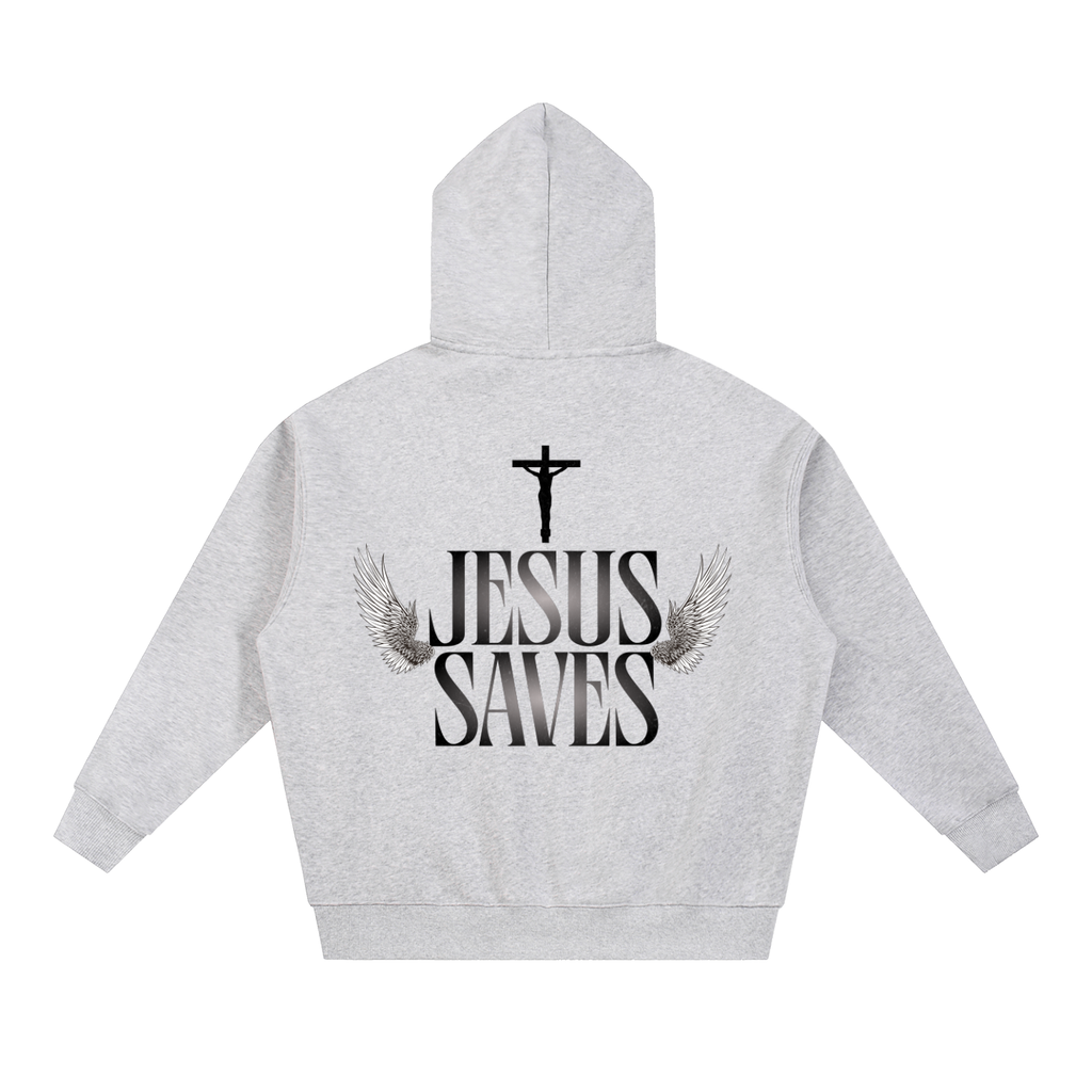 JESUS SAVES NEW ZIP HOODIE