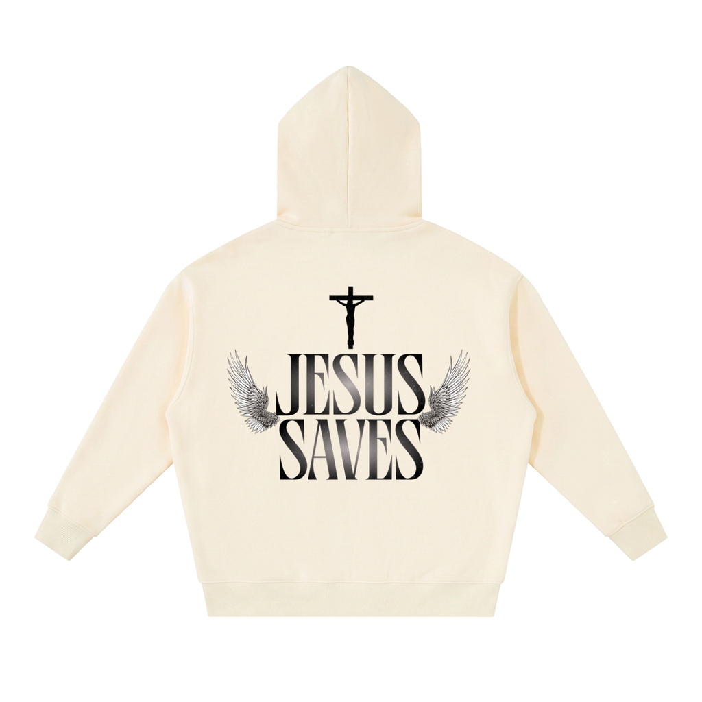 JESUS SAVES NEW ZIP HOODIE