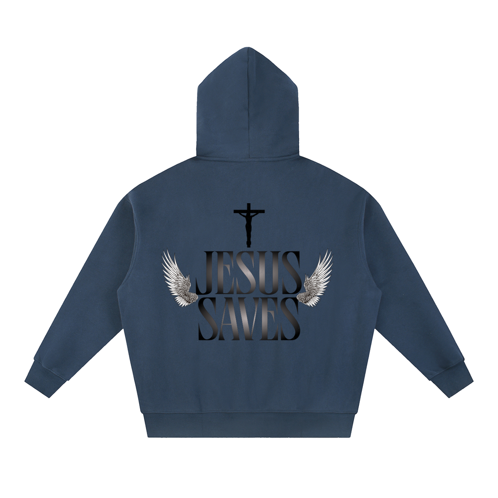 JESUS SAVES NEW ZIP HOODIE