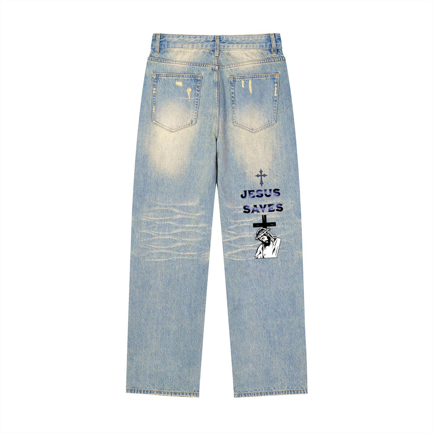 RISKED JEANS NORMAL