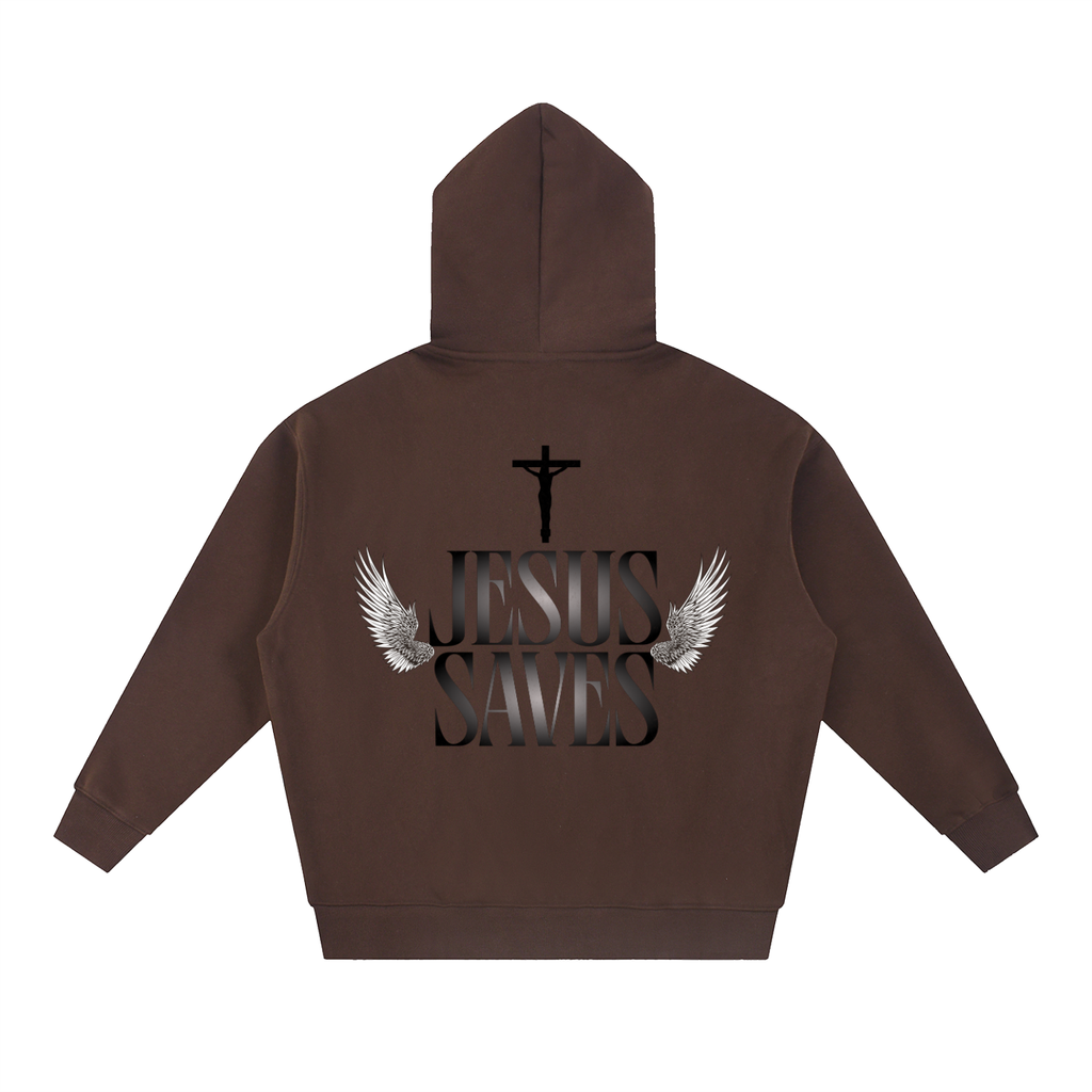JESUS SAVES NEW ZIP HOODIE