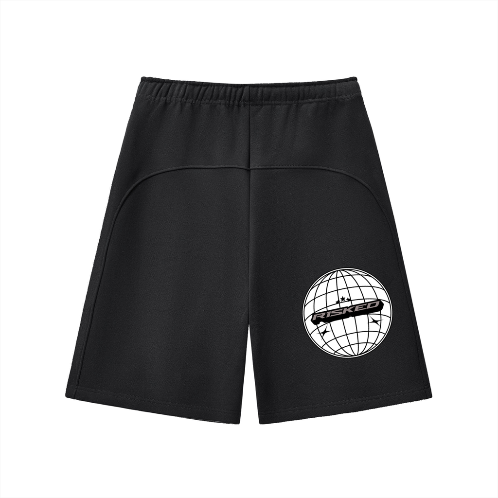 RISKED FLEECE SHORTS