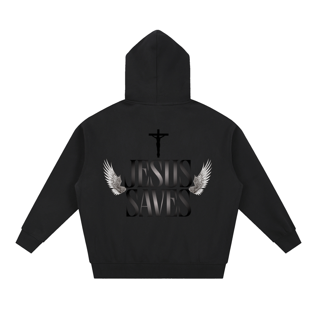 JESUS SAVES NEW ZIP HOODIE